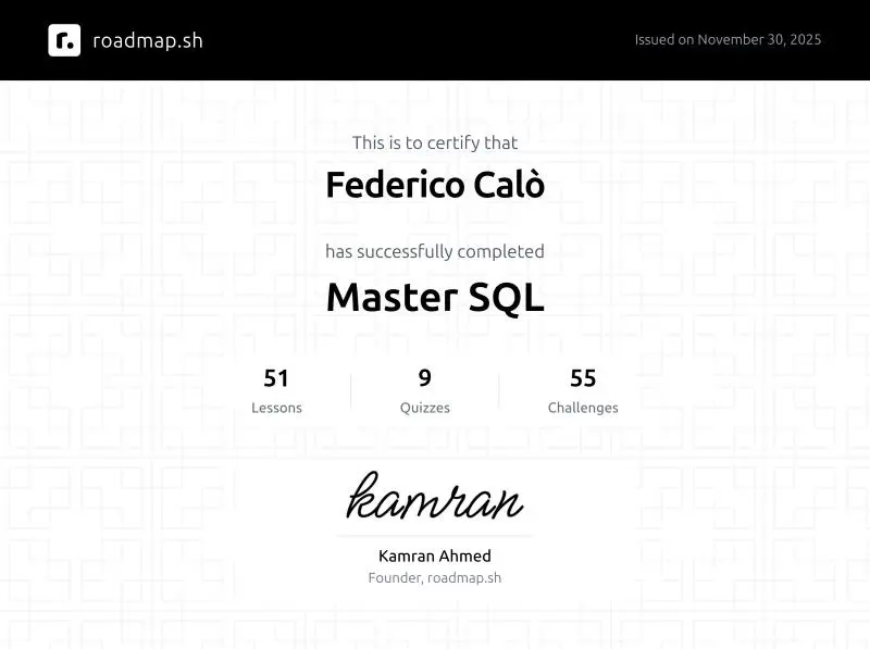 Master SQL